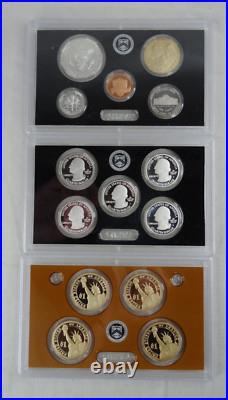 (10) 2012-S US Mint Silver Proof Sets OGP Box COA 140 Coins 90% Wholesale Lot