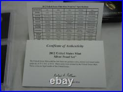 (10) 2012-S US Mint Silver Proof Sets OGP Box COA 140 Coins 90% Wholesale Lot