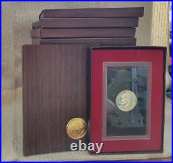 15 Silver Proof Brown Box Eisenhower Dollars $1 1972,72,74 240720
