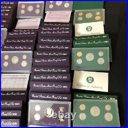 167 PROOF Sets in Original Boxes 915 Total PROOF Coins Silver NOT JUNK DRAWER