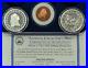 1776/1794 Continental 3-Medal Set 2x 1 oz 999 Silver Proof + Copper -Box/COA