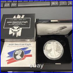1776-2026 W Proof American Silver Eagle With 250 Privy box and COA 1776-2026 W Proof American Silver Eagle With 250 Privy box and COA