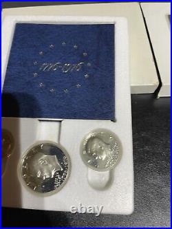 18 Silver 1976 Bicentennial Sets In Boxes And Sleeves With Coa