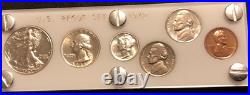 1942 6 Coin US Mint PROOF Set Gem Coins in White Capital Holder Display Box