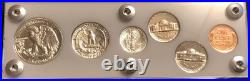 1942 6 Coin US Mint PROOF Set Gem Coins in White Capital Holder Display Box 1942 6 Coin US Mint PROOF Set Gem Coins in White Capital Holder Display Box