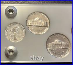1942 6 Coin US Mint PROOF Set Gem Coins in White Capital Holder Display Box