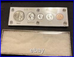 1942 6 Coin US Mint PROOF Set Gem Coins in White Capital Holder Display Box