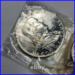 1951 US Mint SILVER PROOF SET Original Box OGP 5 Coin Set Sealed Cello Key F740