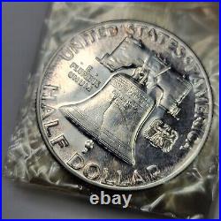 1951 US Mint Silver Proof Set Original Box OGP 5 COIN SET Sealed Cello F741