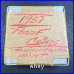 1951 U. S. Mint Proof Set, UNOPENED / SEALED, In Original OGP Box/Tissue/Cello 1951 U. S. Mint Proof Set, UNOPENED / SEALED, In Original OGP Box/Tissue/Cello
