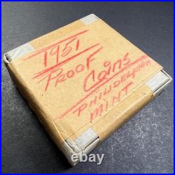 1951 U. S. Mint Proof Set, UNOPENED / SEALED, In Original OGP Box/Tissue/Cello 1951 U. S. Mint Proof Set, UNOPENED / SEALED, In Original OGP Box/Tissue/Cello