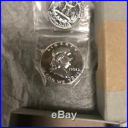 1952 SILVER PROOF SET 5 coins with original box and packing