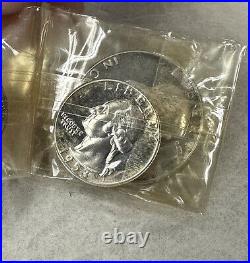 1953 U. S Mint Silver Proof Set, 5 coins, original box & cellophane