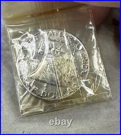 1953 U. S Mint Silver Proof Set, 5 coins, original box & cellophane