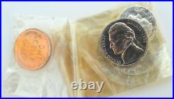 1953 Us Silver Proof Set 90% Silver Coins In Original Mint Box