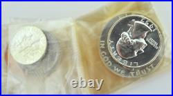 1953 Us Silver Proof Set 90% Silver Coins In Original Mint Box