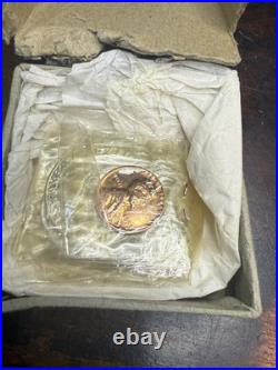 1953 silver US PROOF SET in ORIGINAL BOX, Original Tissue & Cellophane