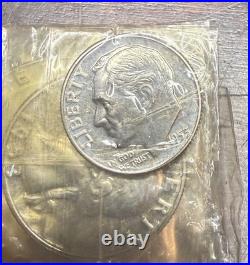 1953 silver US PROOF SET in ORIGINAL BOX, Original Tissue & Cellophane