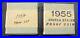 1954 & 1955 Original Unopened Mint Sealed Silver Boxed Proof Sets Rare