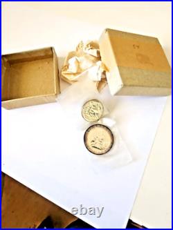 1954 SILVER PROOF SET OGP Green Box 5 Coin Set US Mint Intact WOW! NICE Tone