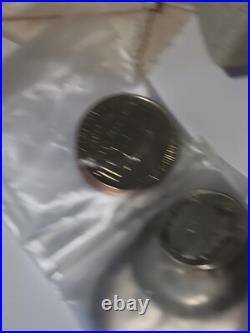 1954 SILVER PROOF SET OGP Green Box 5 Coin Set US Mint Intact WOW! NICE Tone