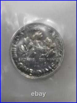 1954 Silver Proof Set Coins Dollar Half Quarter Dime Nickel Lincoln Cent & Box