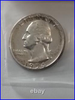 1954 Silver Proof Set Coins Dollar Half Quarter Dime Nickel Lincoln Cent & Box