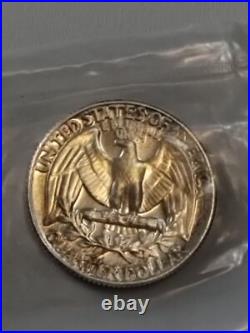 1954 Silver Proof Set Coins Dollar Half Quarter Dime Nickel Lincoln Cent & Box