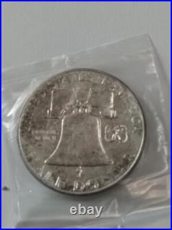 1954 Silver Proof Set Coins Dollar Half Quarter Dime Nickel Lincoln Cent & Box