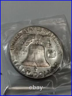 1954 Silver Proof Set Coins Dollar Half Quarter Dime Nickel Lincoln Cent & Box