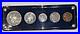 1954 US Mint Silver Proof 5 Coin Set In Hard Plastic Holder & Box