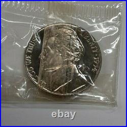1954 US Mint Silver Proof Set 5 Gem Coins in Original Mint Box Not Stapled