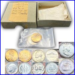 1954 US Silver Coin Proof Set Original Mint Box Doubled Die Obverse FS-101