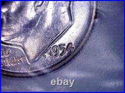 1954 US Silver Coin Proof Set Original Mint Box Doubled Die Obverse FS-101