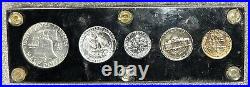 1955 5 Silver Coin Proof Set In Proof Set Plastic Holder BOX-CS1