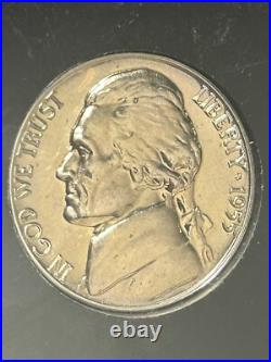 1955 5 Silver Coin Proof Set In Proof Set Plastic Holder BOX-CS1