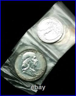 1955-P 90% Silver U. S. Proof Set / NO Box
