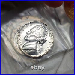 1955 SILVER PROOF SET OGP Green Box 5 Coin Set US Mint Intact Plastic F1128