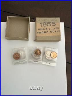 1955 Silver Proof U. S. Mint Original Set withBox