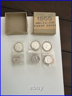 1955 Silver Proof U. S. Mint Original Set withBox