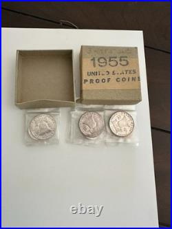 1955 Silver Proof U. S. Mint Original Set withBox
