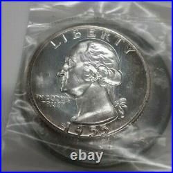 1955 US Mint Silver Proof Set 5 Gem Coins in Original Mint Box A