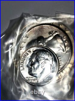 1955 US SILVER PROOF SET IN ORIGINAL MINT BOX AND ORIGINAL PACKAGING Uncertified