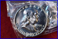 1955 Us Silver Proof Set In Original Mint Box With Original Mint Packaging! #40