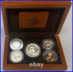 1961 Proof Set In Official U. S. Mint Display Silver Uncirculated Birthyear Coins