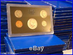 1969-s Mint Box Of Ten New Proof Sets Includes Silver Proof Kennedy Half Dollar