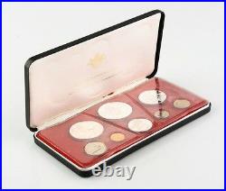 1972 Cayman Islands Proof Set (8 Coins) 4 in Sterling Silver Sealed with Box Case