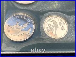 1974 Belize Silver Proof 8pc Set with Box & Certificate