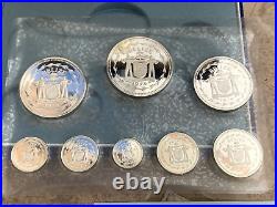 1974 Belize Silver Proof 8pc Set with Box & Certificate