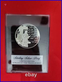 1974 Franklin Mint Holiday Sterling Silver Proof (4) Medal Set in Display Box